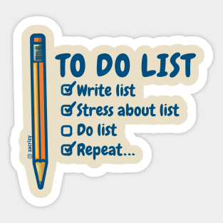 ToDo List.. (Dark) Sticker